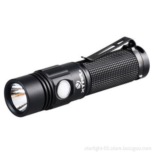 LED Flashlight, Material 6N61 Aircraft-grade aluminum alloy,premium type III hard-anodized anti-abr